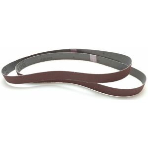 SB13080 Sanding belt 1 x 30 - 80 grit - pack of 2 - Brown - Charnwood