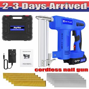 DAY PLUS Cordless staple nail gun 2in1 electric battery rechargable stapler power tools