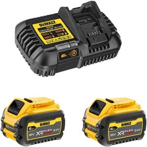 DCB116T2 xr Flexvolt 18V/54V Li-ion 6AH Batteries with Charger - Dewalt