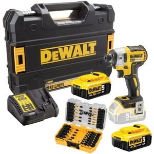 DCF887P2 18V xr G2 Brushless 3 Speed Impact Driver - 2 x 5.0ah + 31pc Set - Dewalt