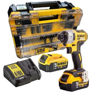 DCF887P2 18V xr G2 Brushless 3 Speed Impact Driver - 2 x 5.0ah + 85pc Set - Dewalt