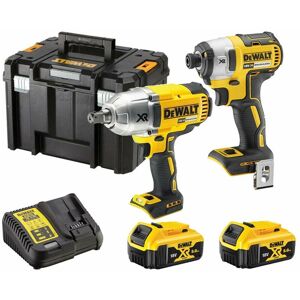 DeWalt DCK2088P2T Brushless Cordless 18V Impact Driver And Impact Wrench Power Set