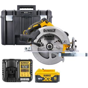 Dewalt DCS570 18V XR Brushless 184mm Circular Saw With 1 x 5.0Ah Battery, Charger & Case