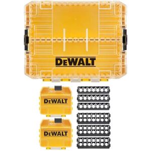 Dewalt - DT70803 Medium Tough Case Organiser + 2x Pozi Bit Small Storage Cases