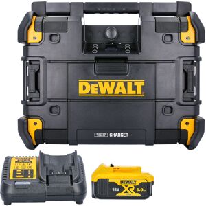 Dewalt - DWST1-81079 18V Bluetooth dab tstak Jobsite Radio With 1 x 5.0Ah Battery & Charger