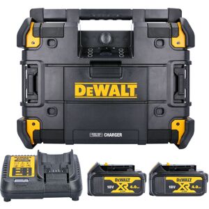 Dewalt - DWST1-81079 18V Bluetooth dab tstak Jobsite Radio With 2 x 4.0Ah Batteries & Charger