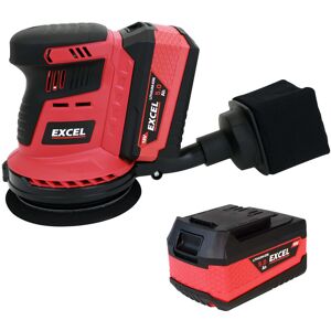 Excel - 18V 125mm Rotary Sander with 2 x 5.0Ah Batteries:18V