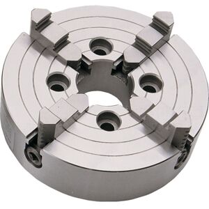 004304 250mm 4-Jaw Plain Back Lathe Chuck - Indexa