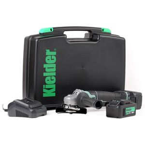 KWT-013-02 115mm Angle Grinder 18V With 2x5.0 Ah Batteries & Carry Case - Kielder