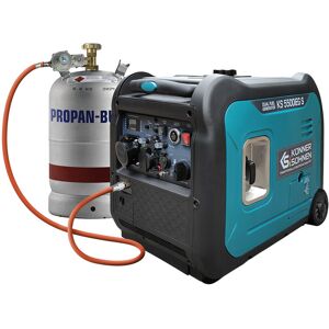 KÖNNER & SÖHNEN LPG/petrol inverter portable generator ks 5500iEG s Max 5500 w