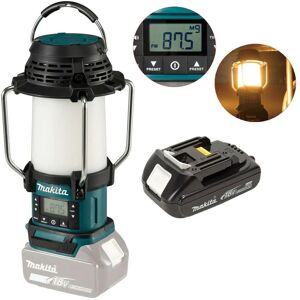 DMR055 lxt 18v Cordless fm Radio + 360 Degree Torch Site Light + Battery - Makita