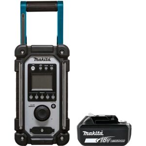 DMR116 14.4 -18V Li-Ion lxt Cordless Jobsite Radio With 1 x 5.0Ah Battery - Makita