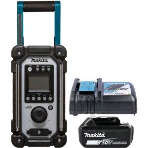 Makita DMR116 14.4 -18V Li-Ion LXT Cordless Jobsite Radio With 1 x 5.0Ah Battery & Charger