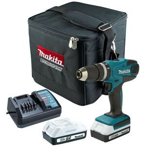 Makita HP457DWEX2 18v Lithium ion Cordless Combi Hammer Drill with 2 Batteries