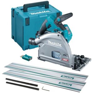 Makita - SP001GZ03 40v max xgt Brushless Plunge Saw 165mm + 2x 1.5m Guide Rails