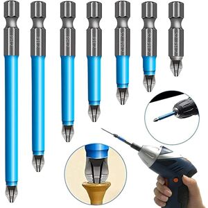 Aougo - Pcs Magnetic Anti-Slip Hex Shank Durable Lightweight Magnetic Anti-Slip Drill Bit For Electric Screwdrivers, Hand Screwdrivers, Electric