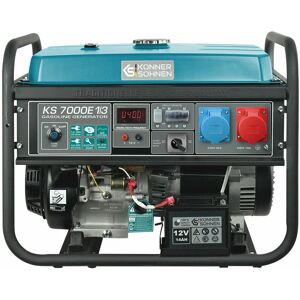 KÖNNER & SÖHNEN Petrol generator ks 7000E-1/3 Max 5.5 kW voltage transfer switch