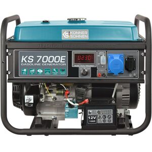 KÖNNER & SÖHNEN Petrol generator ks 7000E max power 5.5 kW avr manual/electric