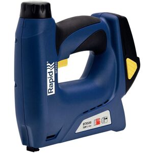 Rapid - BTX530 Electric Staple Gun, Battery, For Furniture Upholstery, Textiles, Carpet and Leather. No. 53 Staples and No.8 Brads