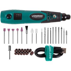 Vonroc - Rotary multi tool 4V - Incl. 31 accessories and charger