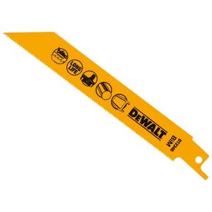 Dewalt - 5 x DT2346-QZ Bi-Metal Reciprocating Blade for Metal Cordless 152mm x 18 tpi