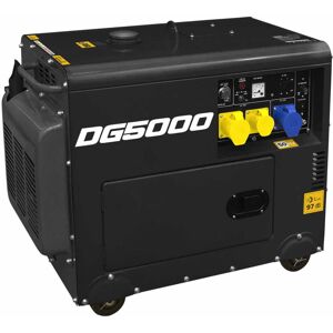 DG5000 Diesel Generator - 4-Stroke Engine 5000W 110/230V - Sealey