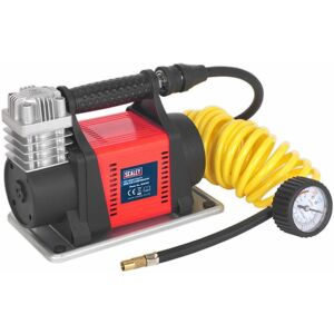 Sealey - Tyre Inflator Mini Air Compressor 12V Heavy Duty MAC05