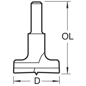 Trend - T420/30X8MM hinge sinking 30MM dia. - ,