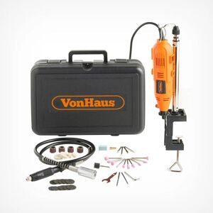 Vonhaus - 135W Rotary Multi Tool Set - 40Pcs Accessories Kit with Stand - Rotary Combi Tool - 6 Speeds with Flexi Shaft - Mini Grinder, Drill, Cut,