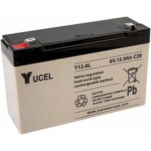 Yucel Y12-6L Valve Regulated Lead Acid sla Battery 6V 12.0Ah - Yuasa