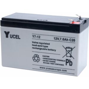 Yucel Y7-12 Valve Regulated Lead Acid sla Battery 12V 7.0Ah - Yuasa