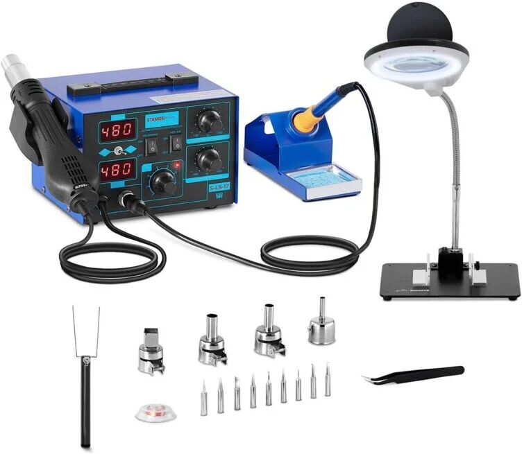 STAMOS Professional Soldering Station Digital Electronic Welder Tool With Extensive Kit