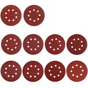 CYSLMUK 100PCS Sanding Disc Sandpaper 125mm Sanding Discs 40/60/80/120/180/240/320/400/600/800 Ideal for Sanding/Polishing/Rust Removal