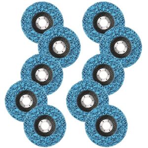 Tlily - 10x Strip Discs Stripping Wheel for Angle Grinder 4 x 5/8 inch,Paint Rust Remover Clean Coating Welds