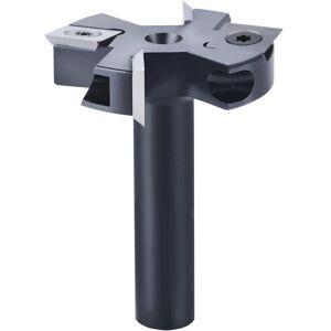 12mm Face Milling Cutter 45mm Shank Cutting Diameter with 2+2 Inserts Woodworking Milling Cutter Router Bit Planer Milling Cutter Surfacing Ikodm