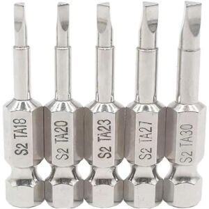 ZVD - 1/4 Magnetic Triangle Screwdriver Bit Set - S2 Steel - 5 pieces 50mm
