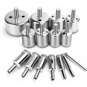 Orchidée - 15pcs Diamond Hole Saw Tools Ceramic Glass Tile Hole Drill Bits