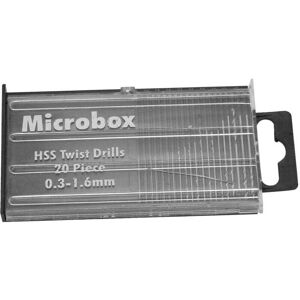 YMYNY 20Pcs Mini Micro Hss Micro Drill Bit Set, Microbox Hss Drill Bit Set 0.3Mm-1.6Mm With Case For Wood Plastic mumu