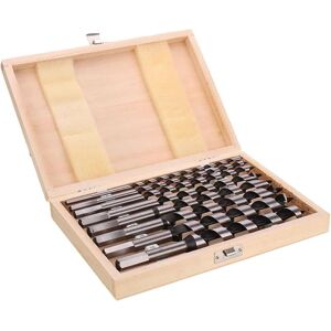 Linghhang - 230mm Spiral Drill Bit Set, 8pcs 6/8/10/12/16/18/20mm, Suitable for Hexagonal Wood Handle, Long Deep Drill Bits for Woodworking
