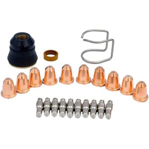 TLILY 23PCS Plasma Electrode PR0110 Tip 0.8mm PD0116 Shield Cup PC0116 Diffuser PE0106 Consumables for S45 Torch