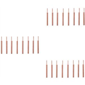 Tlily - 24PCS Welding Needle Aluminum Oxide 3mm Eccentric Rod Welding Machine Welding Pen Brazing Battery Nickel Plate
