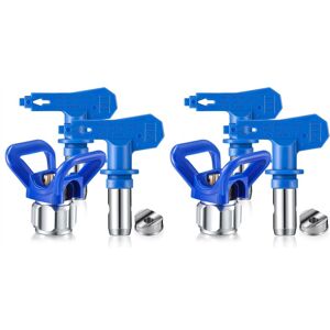 TLILY 6Pcs Airless Spray Tips Paint Sprayer Tip Guard Nozzle Seat Replacement for Aerosol Nozzle(211,311)