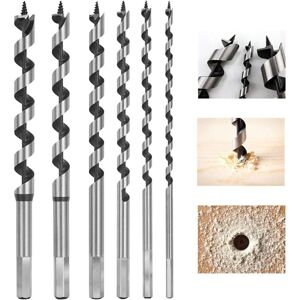 ZVD - 6PCS Hexagonal Twist Wood Drill Bit Set 6mm 8mm 10mm 12mm 14mm 16mm