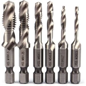 MEMKEY 6pcs HSS Drill Bit Set, 1/4