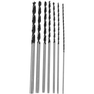 TLILY 7pc X Long Wood Drill Bit Set 4mm 5mm 6mm 7mm 8mm 10mm 12mm x 300mm Point