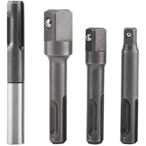 ZVD - Ball End Socket Holder - 4 Piece Set - 1/4 inch, 3/8 inch, 1/2 inch - sds, SDS-Plus - Magnetic - Screwdriver Extension