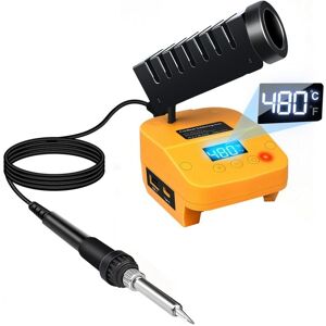 TLILY Cordless Soldering Station for 20V Battery Portable Digital Display Iron with USB&Type-C Port