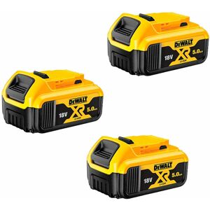 Dewalt - DCB184 18V xr Li-Ion 5.0Ah Batteries Triple Pack