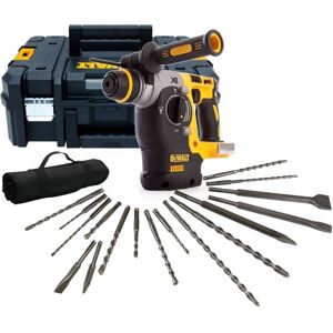 Dewalt DCH273N Cordless XR 18v SDS Brushless Hammer Drill + Tstak + 17 Piece Set