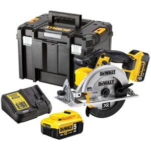 DCS391P2 18v Heavy Duty xr Circular Saw + 2 x 5.0ah Batts, Charger + Case - Dewalt
